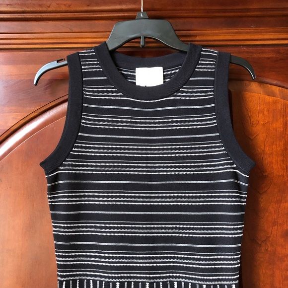 Kate Spade Black & White Knit Dress. Size XS. - Picture 3 of 8